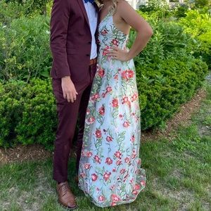 City studio white floral dress